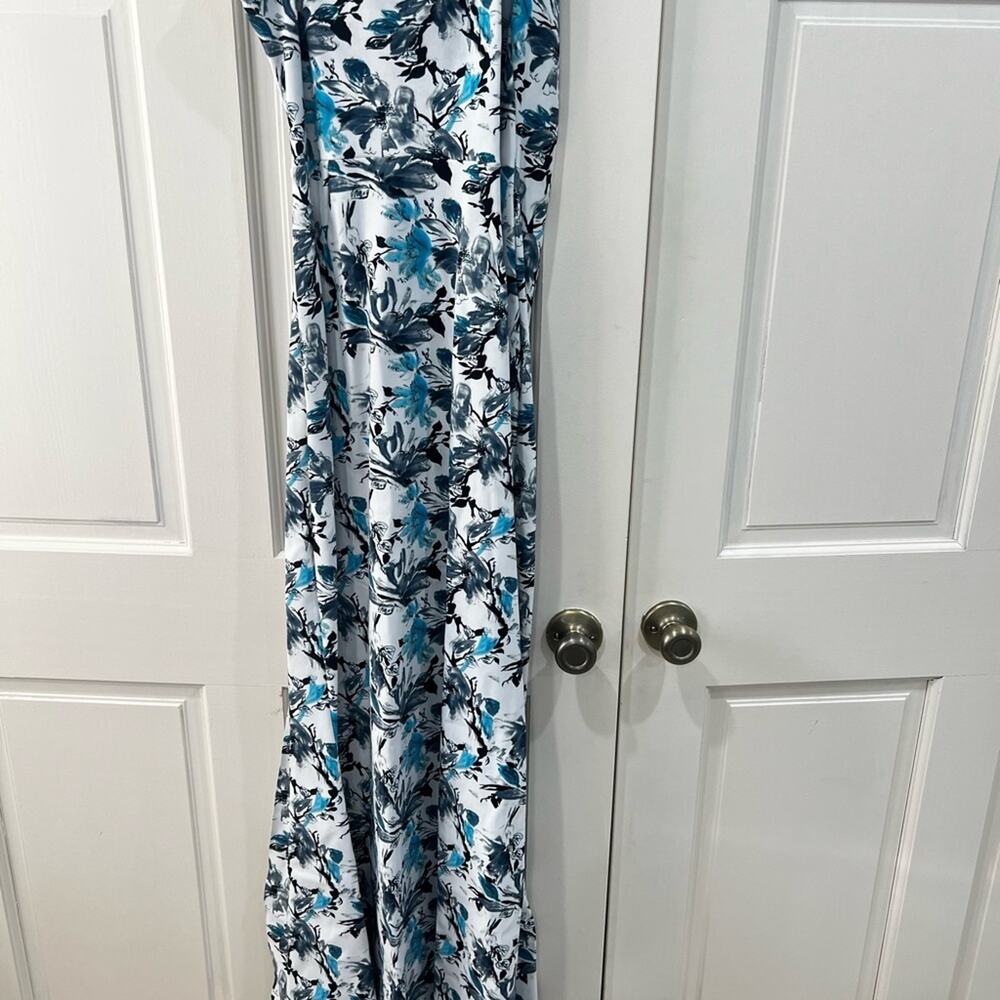 NWT Chiara Boni La Petite Robe Marga gathered floral gown, size 8 - Picture 5 of 12